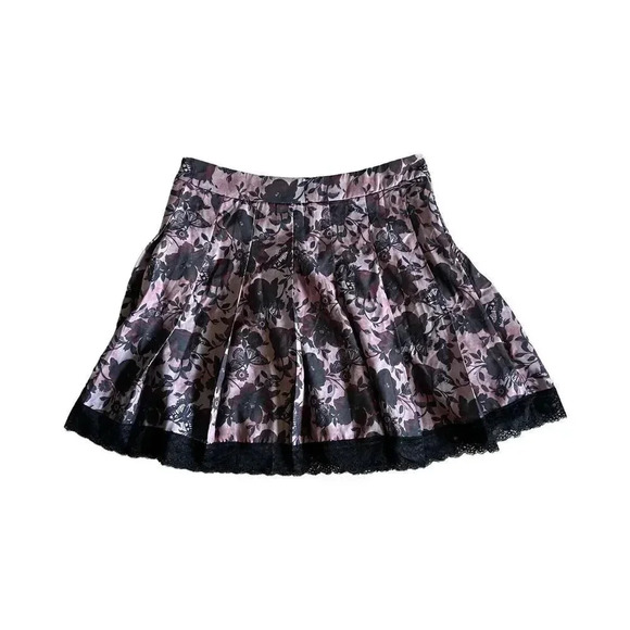 Romwe Rose Butterfly Skirt Size Medium Y2K Nwt Lace Goth Grunge - Picture 1 of 4